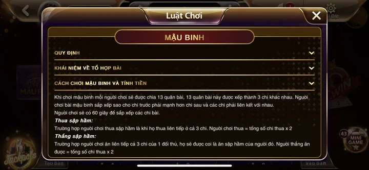 Tìm hiểu cách chơi Mậu binh Zowin